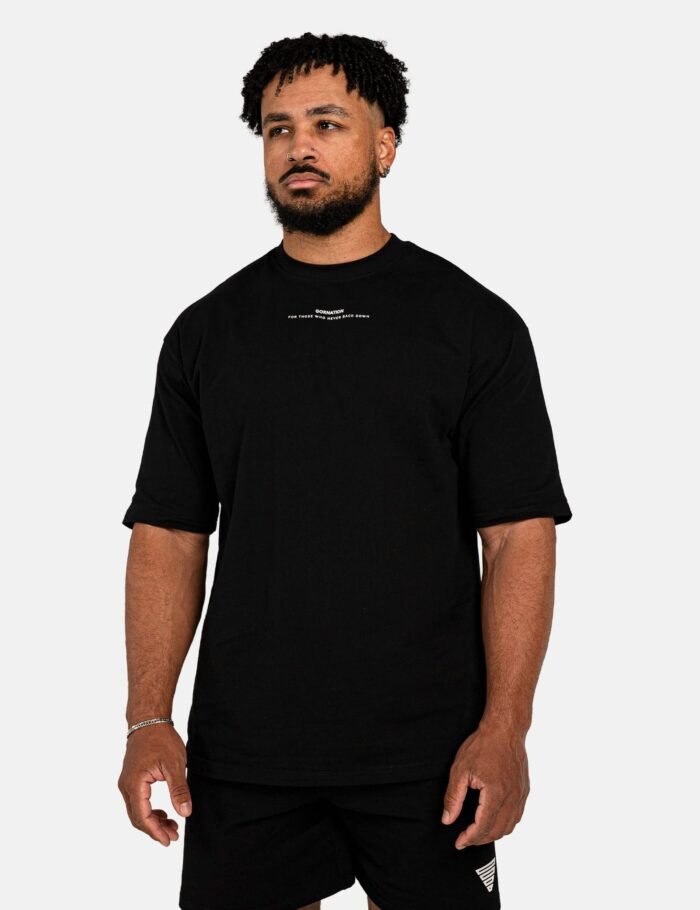 Anime Oversized T-Shirt Strength Men - Image 3